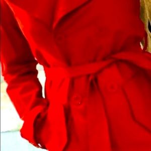 United Colors of Benetton Red Trench Coat